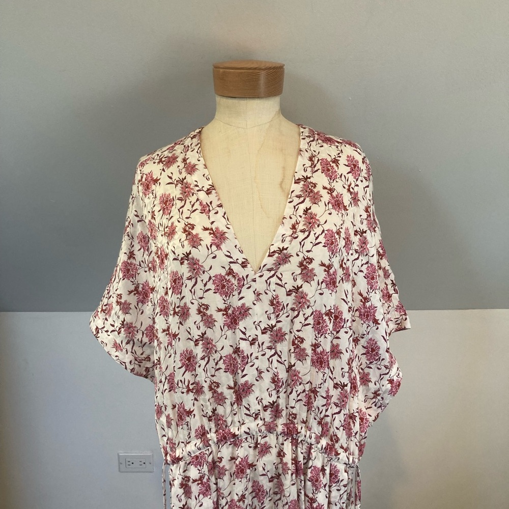 Rag & Bone Elysse Floral Print Short Sleeve Shift Dress - Picture 7 of 15